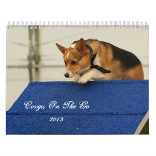 Corgis on the go 2013 calendar