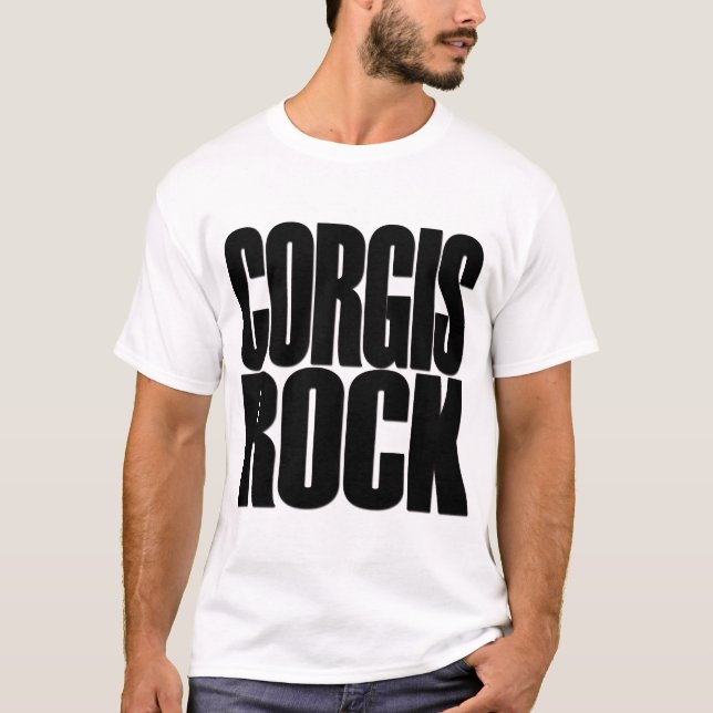 CORGIS ROCK T-Shirt (Front)