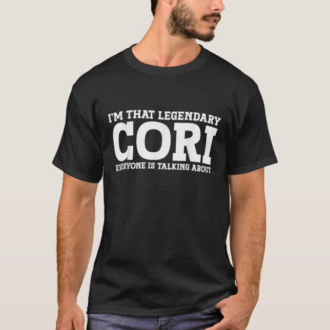 Cori Personal Name Women Girl Funny Cori T Shirt (Front)