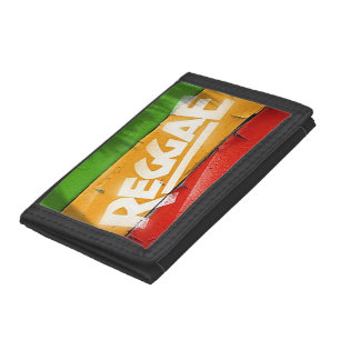 Cori Reith Rasta reggae graffiti Tri-fold Wallet
