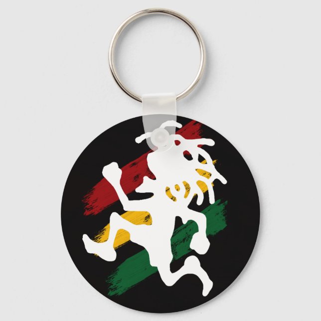 Cori Reith Rasta reggae Keychain (Front)