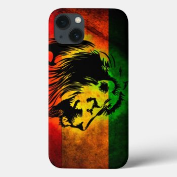 Cori Reith Rasta Reggae Lion Iphone 13 Case by nonstopshop at Zazzle