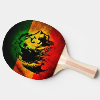 Cori Reith Rasta Reggae Music Rasta Flag Lion Ping-pong Paddle by nonstopshop at Zazzle