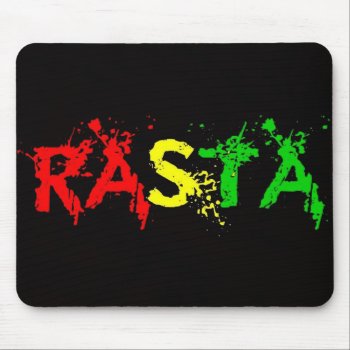 Cori Reith Rasta Reggae Peace Mouse Pad by nonstopshop at Zazzle