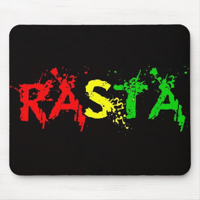 Cori Reith Rasta reggae peace Mouse Pad (Front)