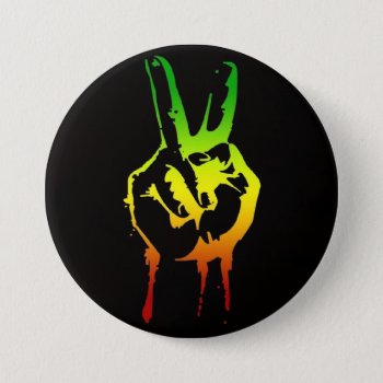 Cori Reith Rasta Reggae Peace Pinback Button by nonstopshop at Zazzle