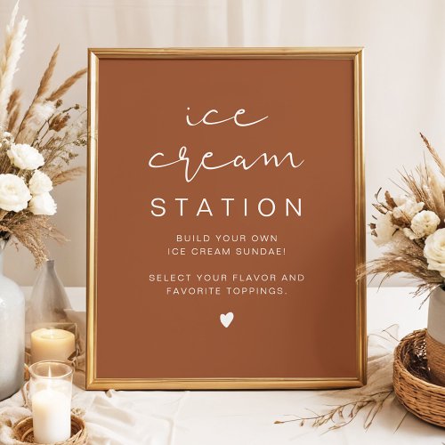 CORIANDER Bohemian Ice Cream Station Poster