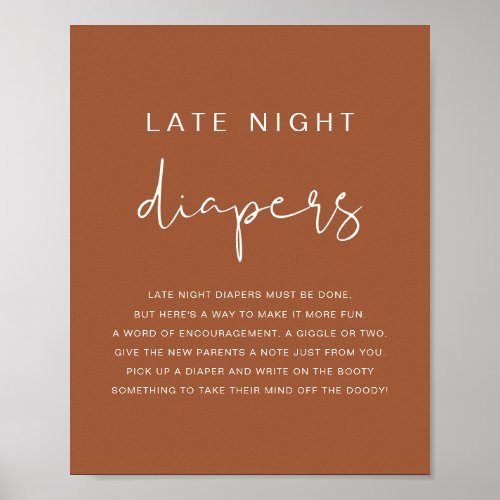 CORIANDER Bohemian Late Night Diapers Game Poster