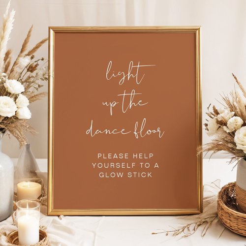 CORIANDER Boho Light Up The Dance Floor Glow Stick Poster