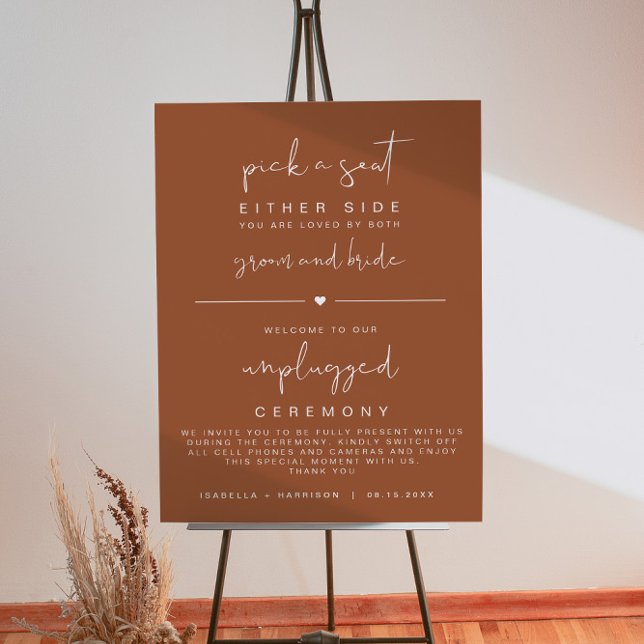 CORIANDER Boho Terracotta Pick a Seat Unplugged Foam Board (Creator Uploaded)