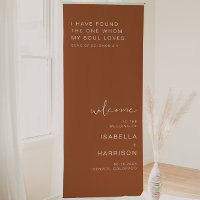 CORIANDER Boho Terracotta Wedding Welcome