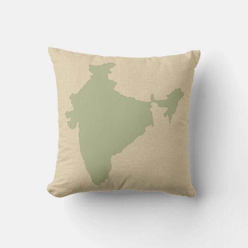 Coriander Spice Moods India Throw Pillow