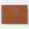 CORIANDER Terracotta Burnt Orange Wedding Return E