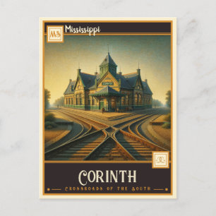 Corinth, Mississippi Vintage Postcard
