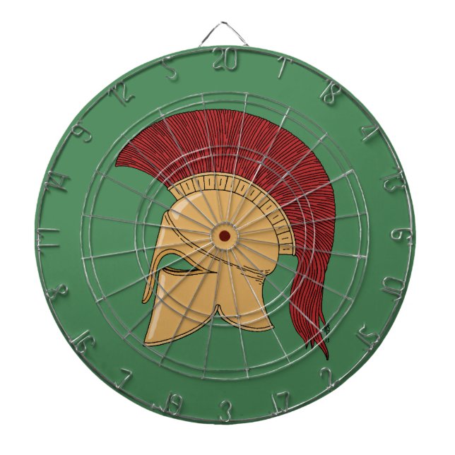 Corinthian Helmet Dart Board (Front)