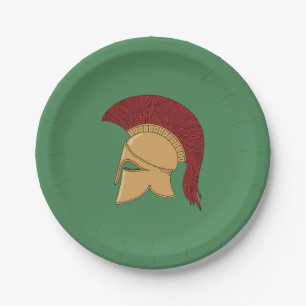 Corinthian Helmet Paper Plates