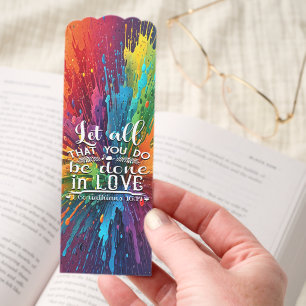 Corinthians 16-14 Love Bookmarks