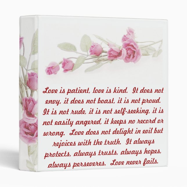 Corinthians Bible Verse Binder (Front/Spine)