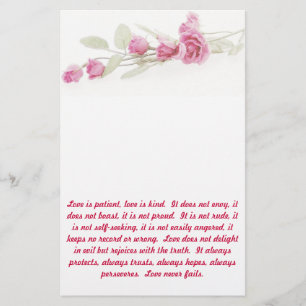 Corinthians Bible Verse Stationery