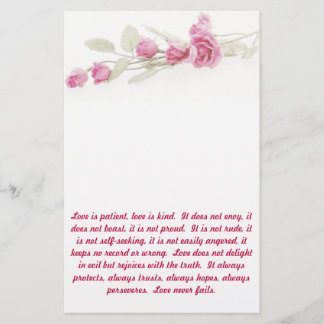 Corinthians Bible Verse Stationery