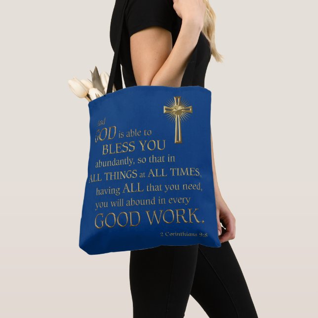 Corinthians Bible Verse  Tote Bag (Close Up)