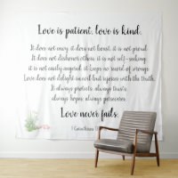 Corinthians Verse, Love is Patient (with poppies)