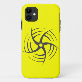 Coriolis Effect Swirly Throwing Star iPhone 11 Case