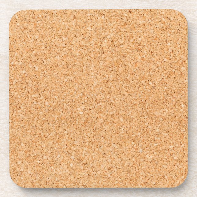 Cork Board Beverage Coaster (Front)