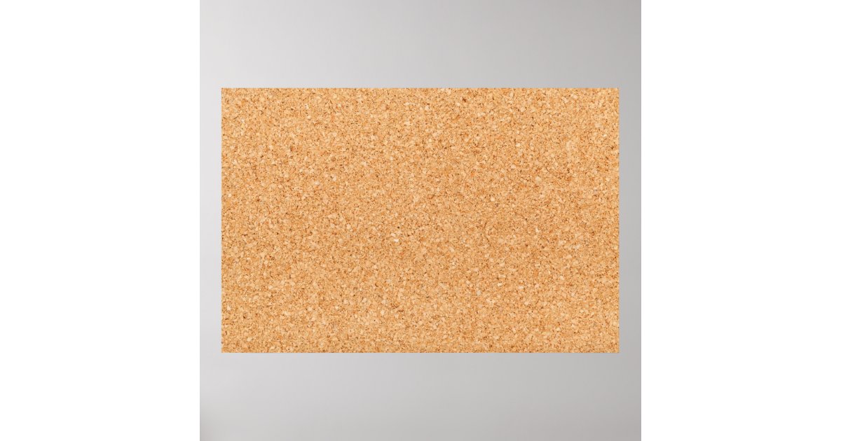 Cork Board Poster Zazzle