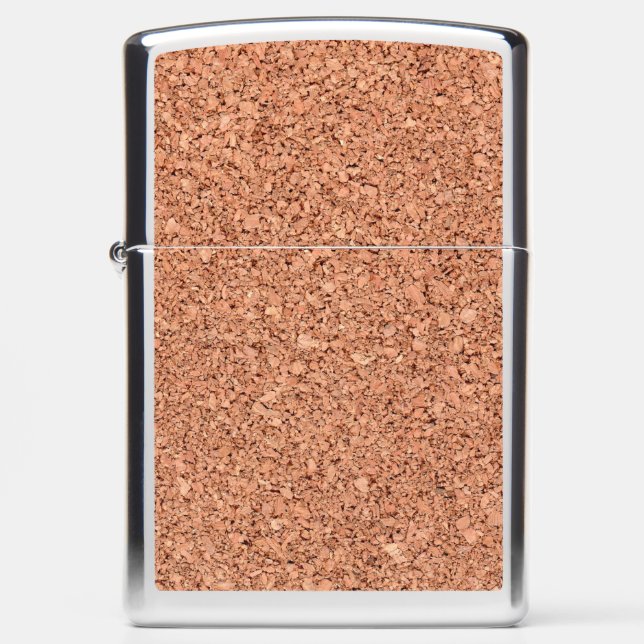 Cork Board Texture Zippo Lighter (Front)