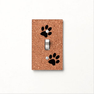 Cork Board w Paws Light Switch Cover