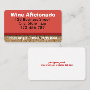 Cork Border Photograph Business Card
