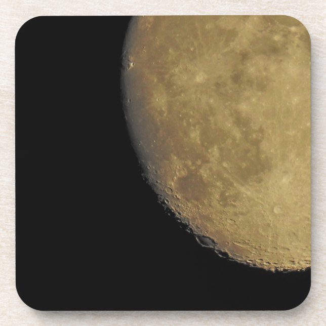Cork Coaster with Moon photo (Front)