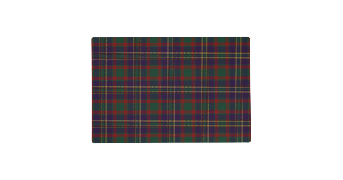 Cork County Irish Tartan Placemat Zazzle