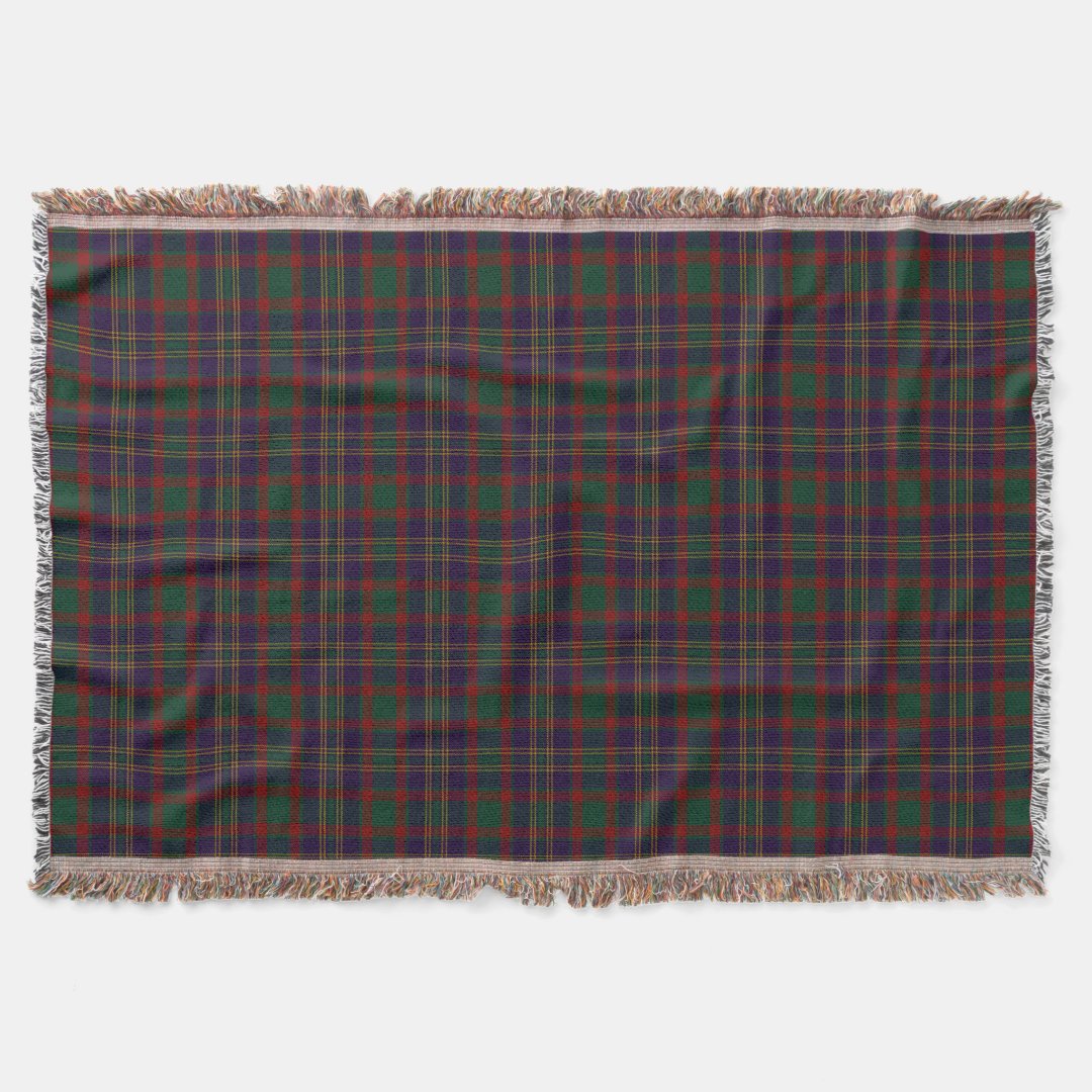 Cork County Irish Tartan Throw Blanket Zazzle
