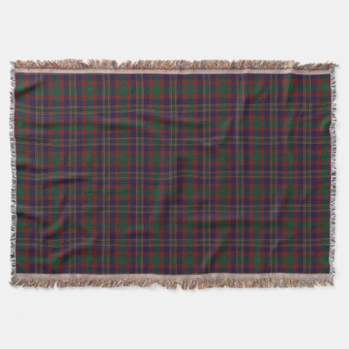 Cork County Irish Tartan Throw Blanket