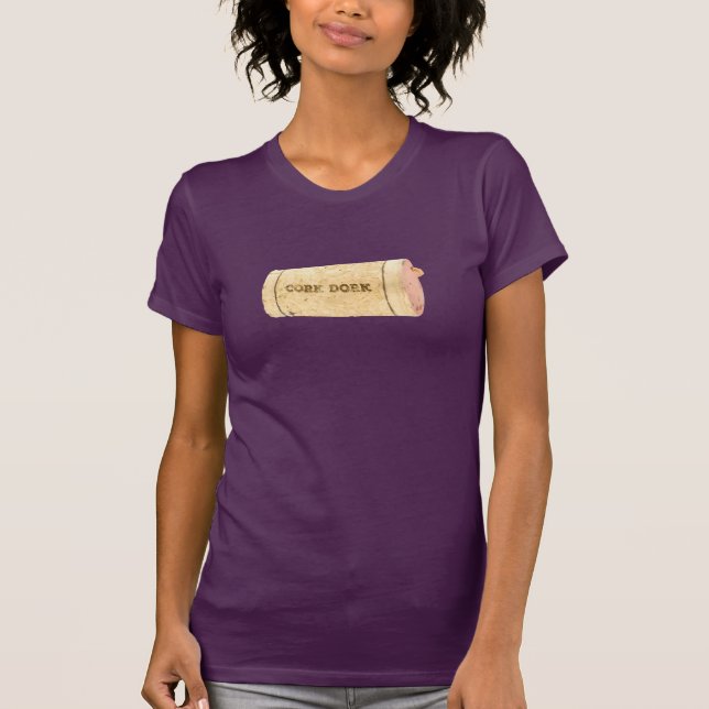 Cork Dork - Purple T-Shirt (Front)