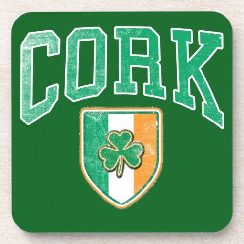 CORK Ireland Beverage Coaster