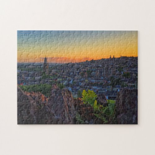 Cork Ireland Colors at Sunset Puzzle