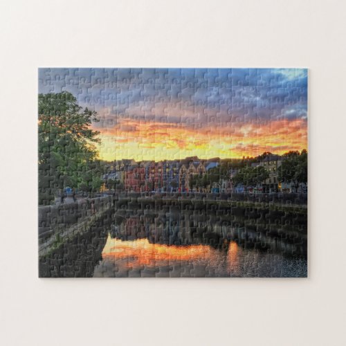 Cork Ireland Colors at Sunset Puzzle