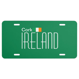 Cork, Ireland License Plate