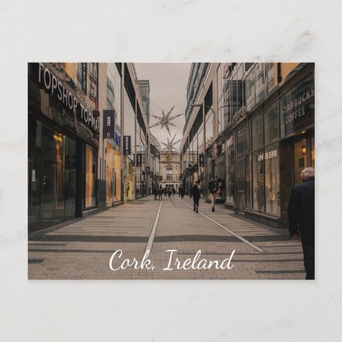 Cork Ireland Opera Lane Photographic Postcard
