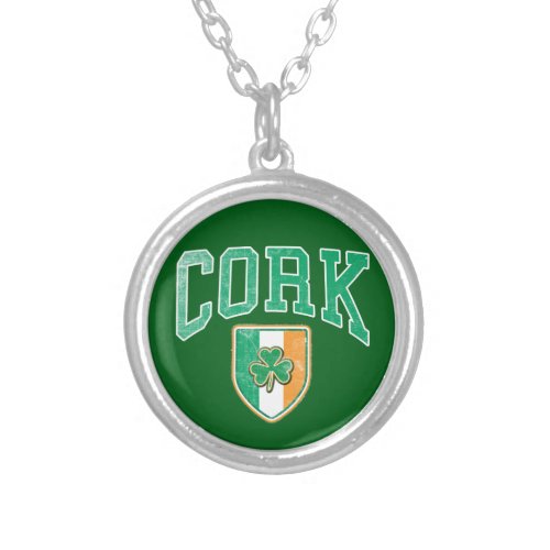 CORK Ireland Silver Plated Necklace