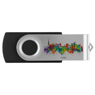 Cork Ireland Skyline Flash Drive