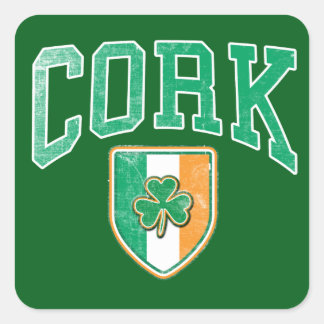 CORK Ireland Square Sticker