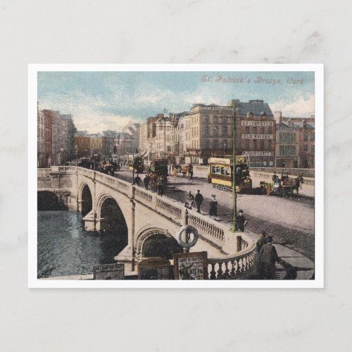 Cork Ireland St Patricks Bridge c1904 Vintage Postcard