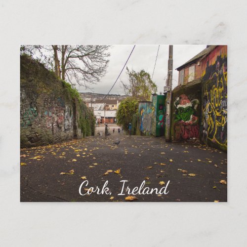 Cork Ireland Street Art Photographic Postcard