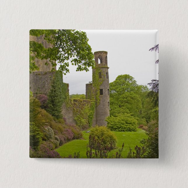 Cork, Ireland. The infamous Blarney Castle 2 Pinback Button (Front)
