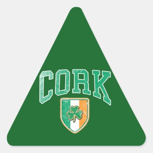 CORK Ireland Triangle Sticker