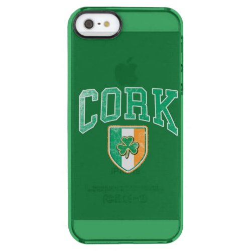 CORK Ireland Clear iPhone SE55s Case